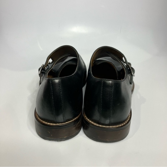 Stafford black monk dress shoes leather men’s size 10 professional business‎ main image 7